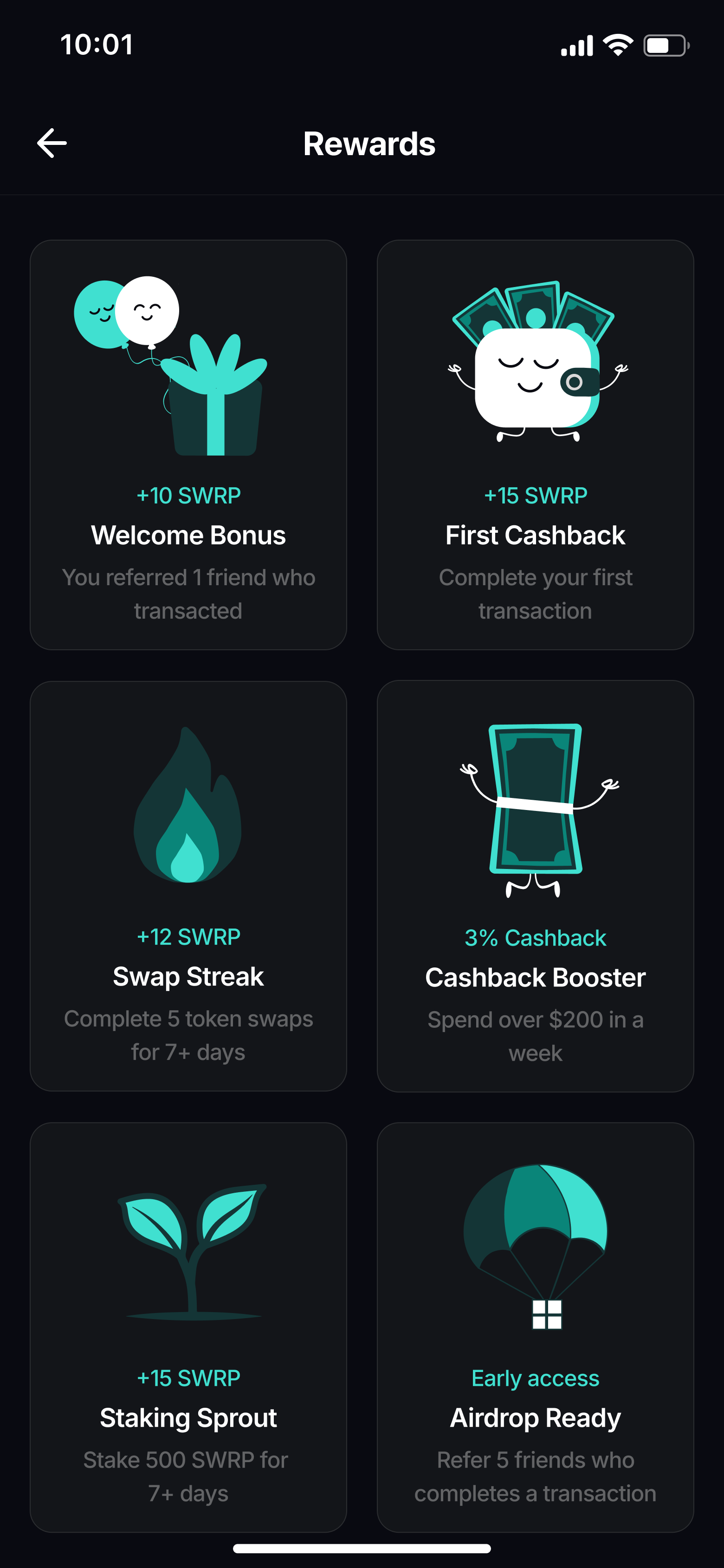 Referral milestones