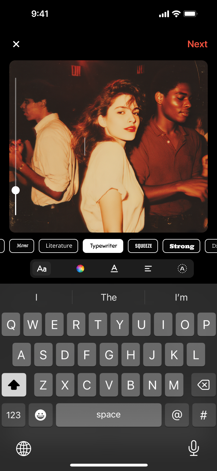 Posting screen 3