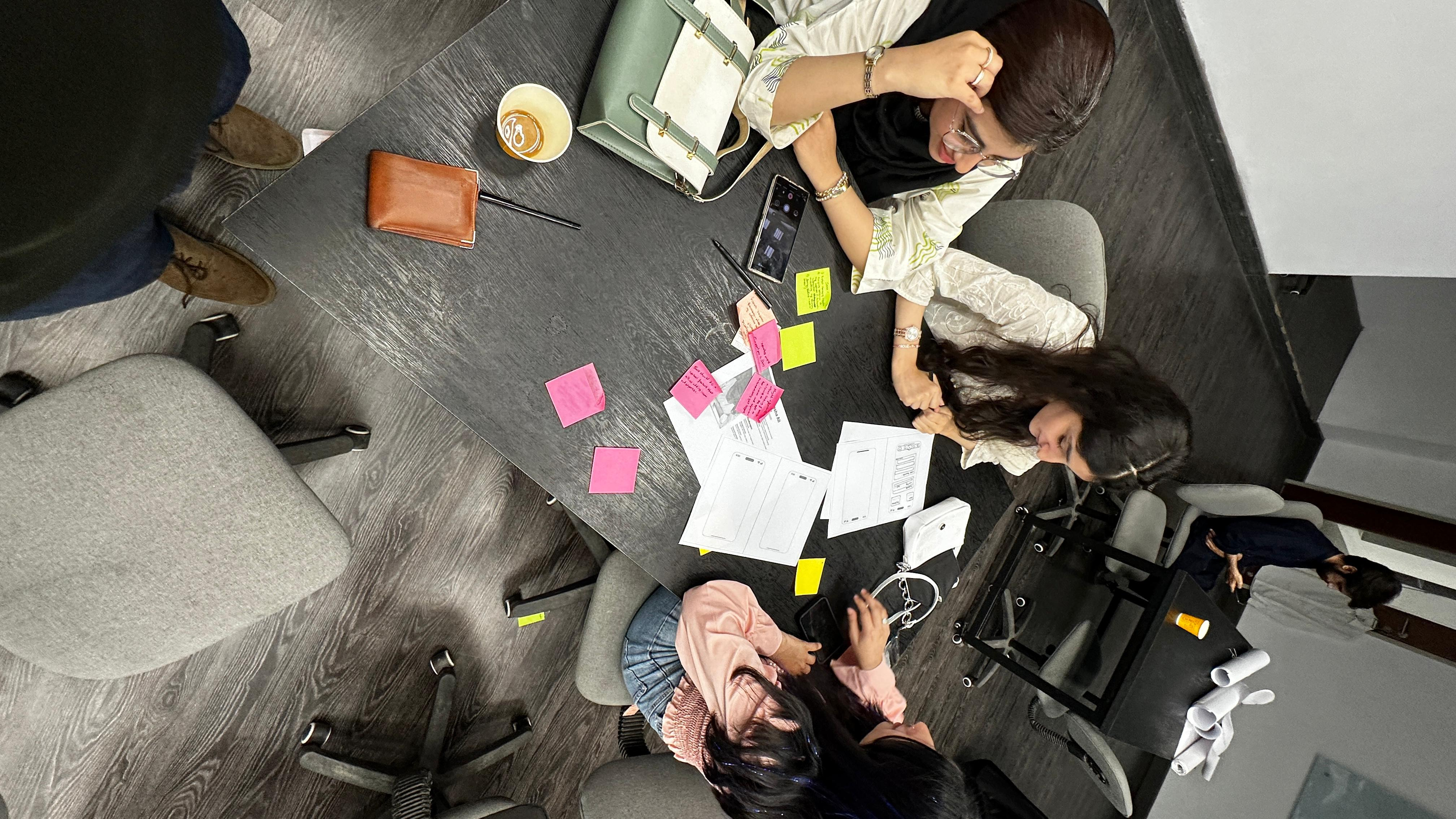 User research session