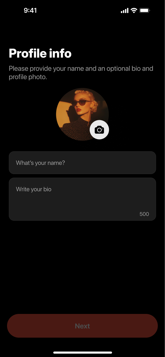 Onboarding screen 1