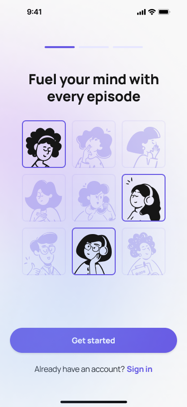 THB app screen