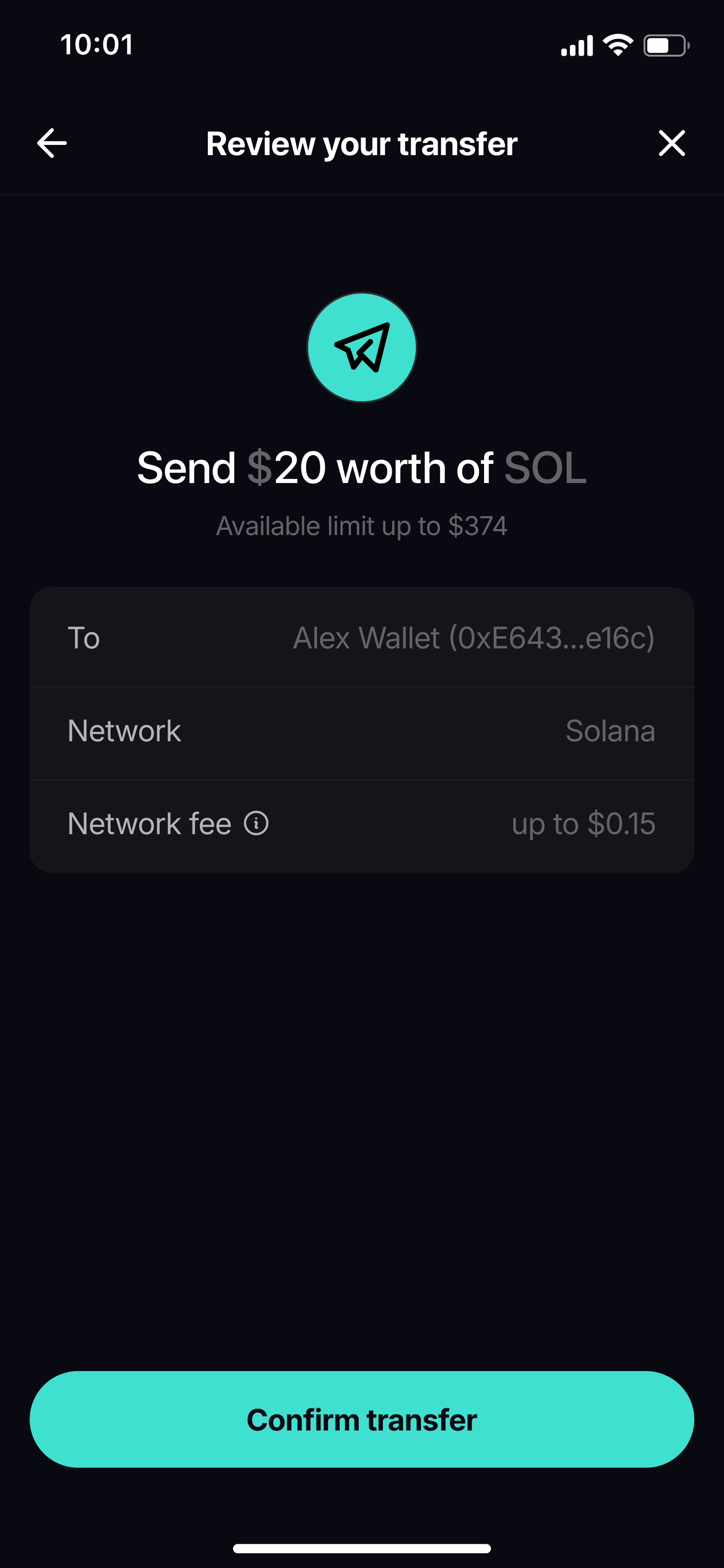 Send routing