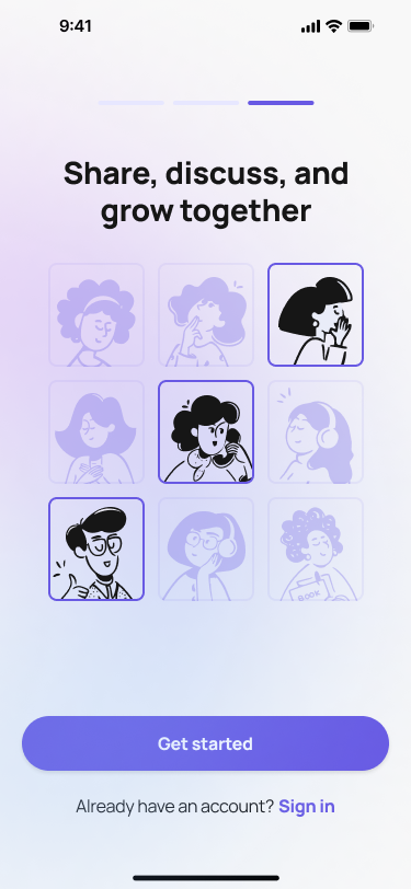 THB app screen